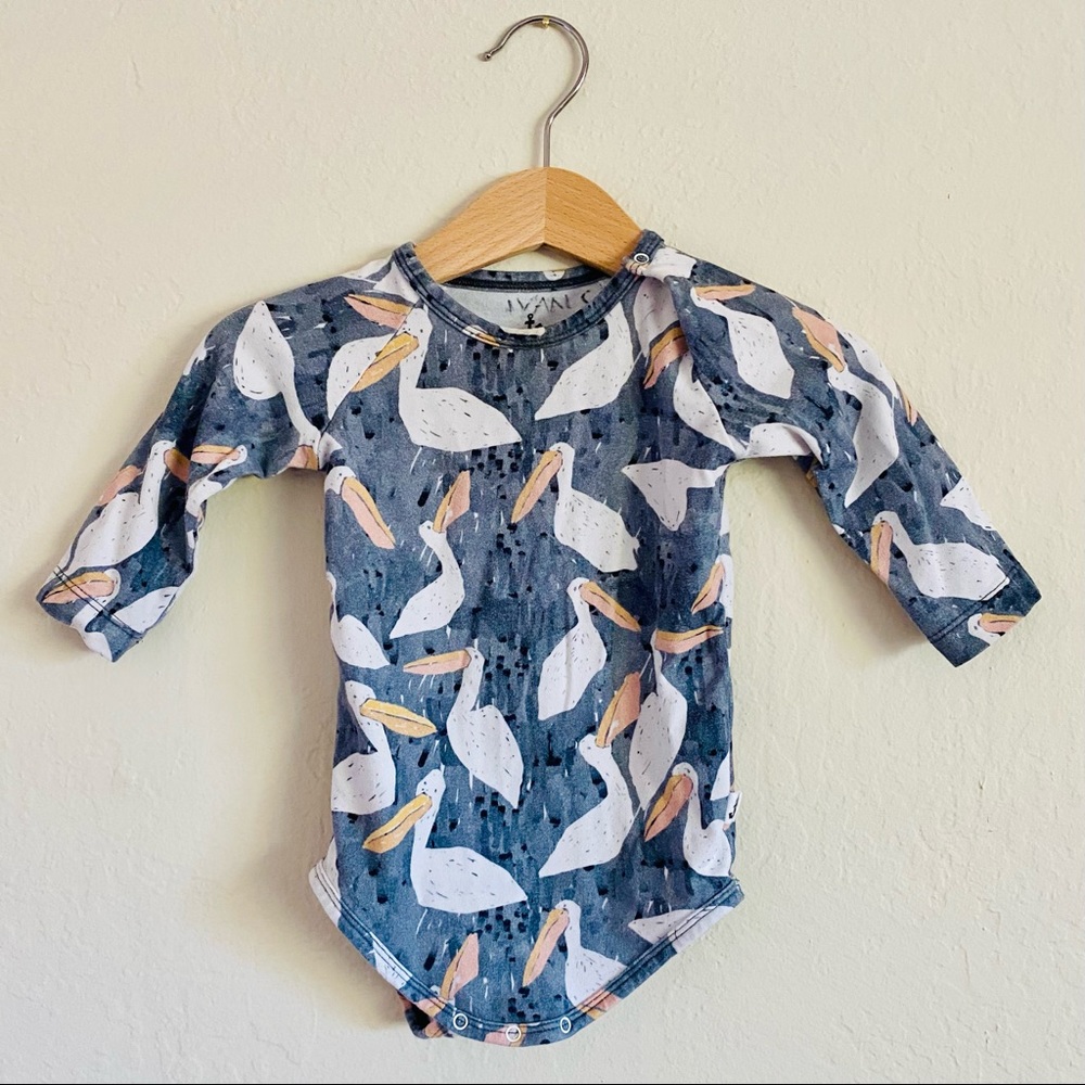 Noe and Zoe Berlin Stork Onesie